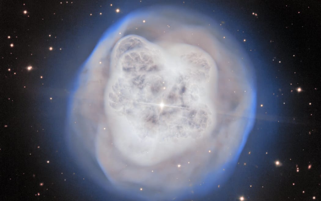 A new image captured by NOIRLab shows a planetary nebula nicknamed the Crystal Ball Nebula.