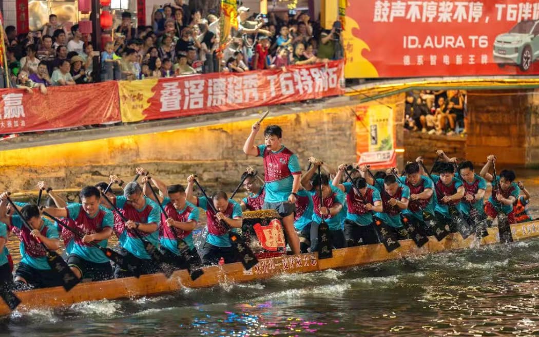 The Diejiao Dragon Boat Drifting Competition is known as “Formula One on water” because of its speed, tight turns and technical difficulty.