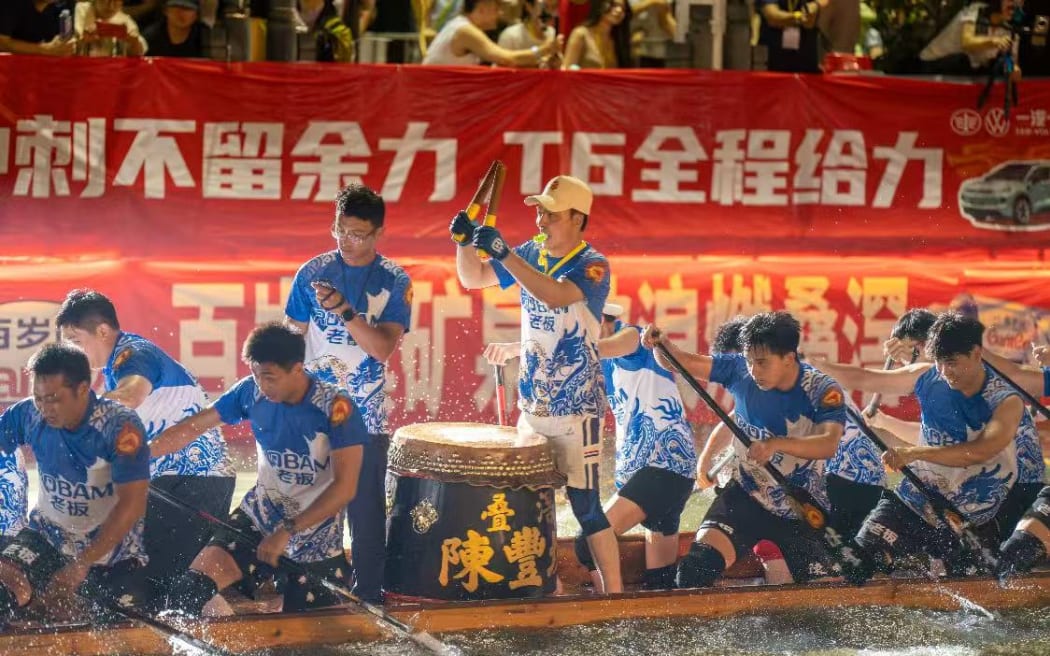 The Diejiao Dragon Boat Drifting Competition is known as “Formula One on water” because of its speed, tight turns and technical difficulty.