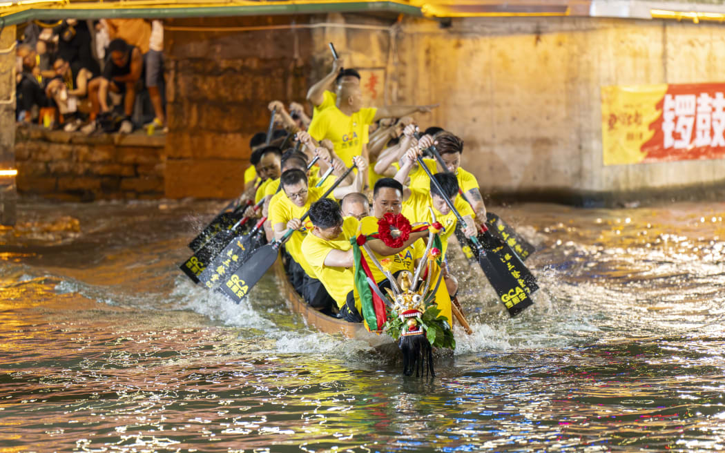 The Diejiao Dragon Boat Drifting Competition is known as “Formula One on water” because of its speed, tight turns and technical difficulty.