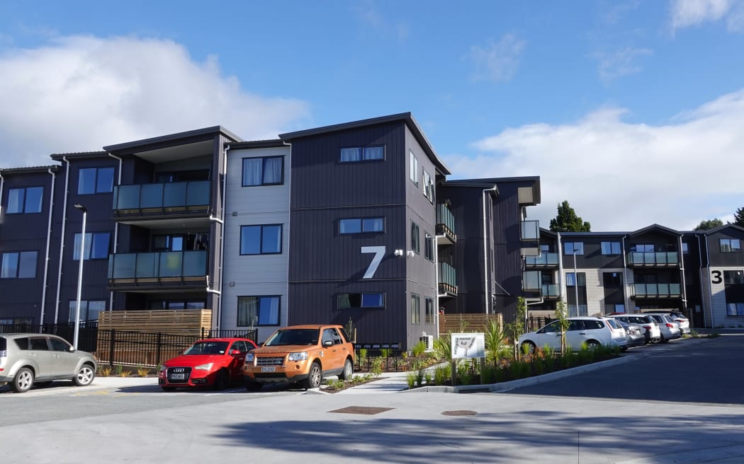 Kainga Ora’s new housing complex on Kauika Road in Whangārei has 95 mostly one and two-bedroom homes.