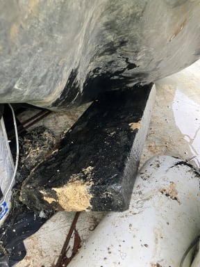 Wellington Water has confirmed pieces of timber got stuck in the sewage system, triggering Friday's sewage spill  credit: supplied/Wellington Water