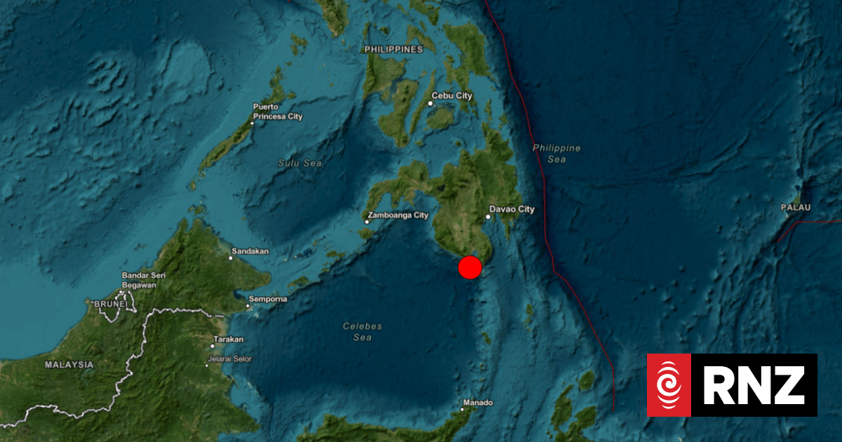 No tsunami threat to NZ after massive 7.8 Philippines earthquake