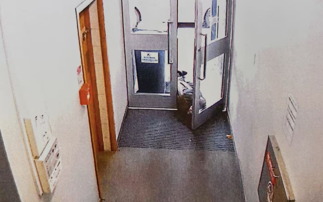 Jade Bennett is pictured in CCTV following the victim and threatening him.