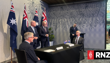 Christopher Luxon, Anthony Albanese trade 'tongue-in-cheek' barbs after leaders' meeting