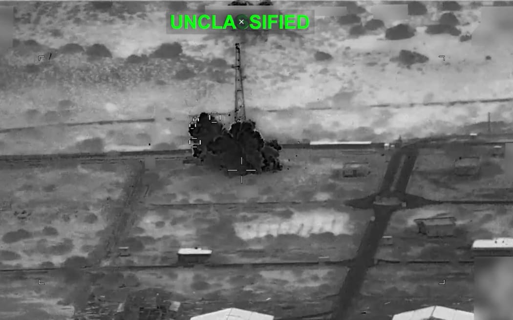 The United States military said it had attacked radar sites on Iran's southern coast in the latest flare-up to threaten the ceasefire in the Mideast war.