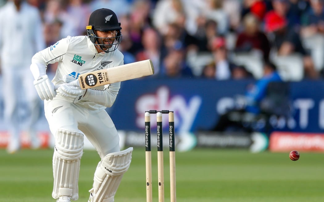Devon Conway of New Zealand batting in the 2nd innings. England v New Zealand Blackcaps, Day 2 of the 1st Test cricket match at Lords, London, England on Friday 5 June 2026. Photo: Matthew Impey / Photosport