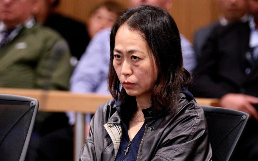 Pounamu theft sentencing in Auckland ....Boyuan Zhang and his mother Xin Li