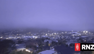 Watch: Violent storm sweeps through the centre of NZ
