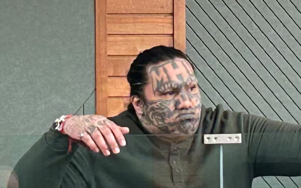 Erueti Wirihana appears in the Napier District Court for sentencing, for the manslaughter of Eddie Peters.