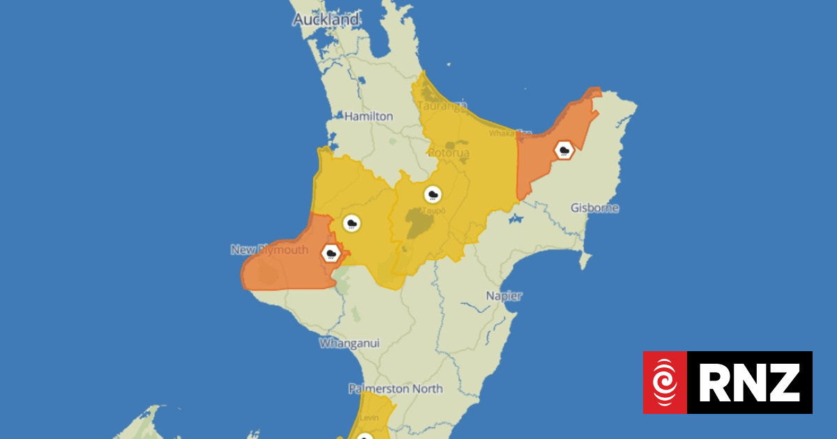 North Island weather warnings mark rainy start to winter
