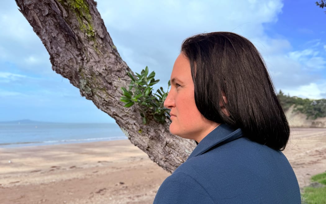 Shara-Lee Porter wants to put a park bench at Arkles Bay, under what has become known as Tyler’s tree.