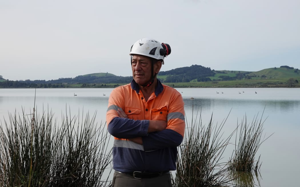 Hone Dalton says Lake Ōmāpere is like a mother to local people, because it sustained their lives for generations.