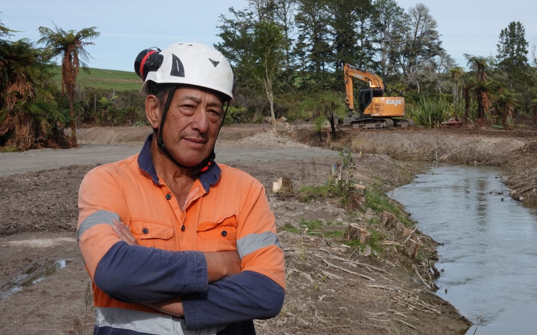 Lake Ōmāpere restoration project manager Hone Dalton.