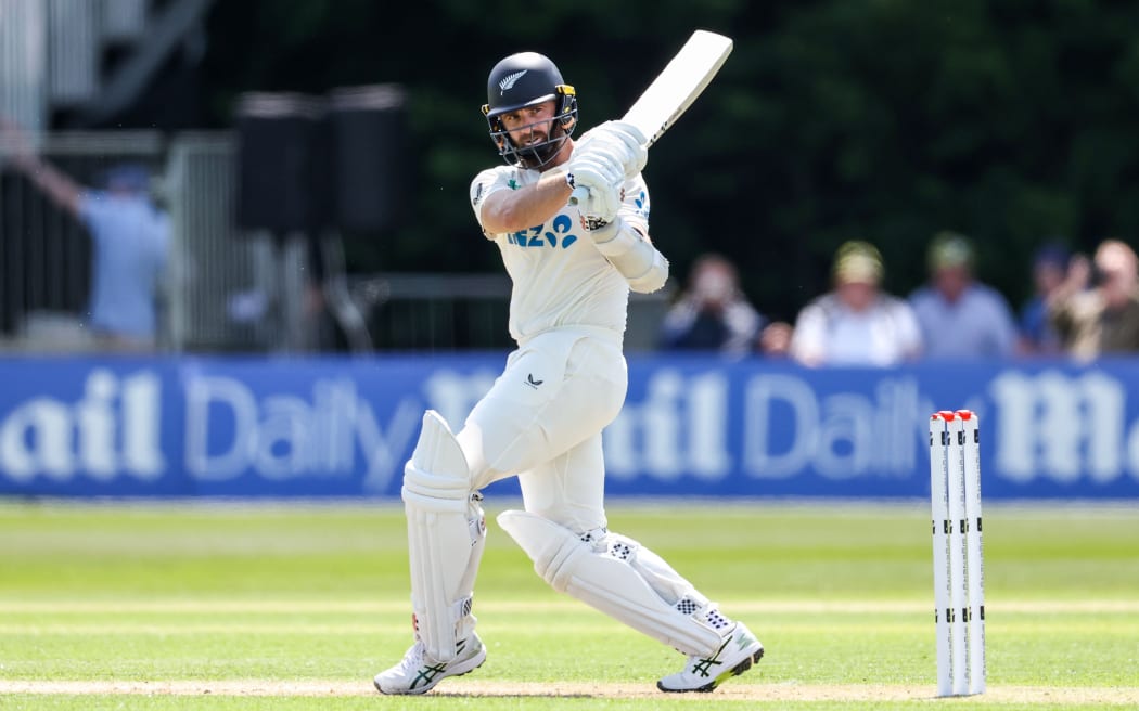 Kane Williamson of New Zealand batting during the Ireland v New Zealand Blackcaps test cricket match, day 1 of the only Test at Civil Service Cricket Club, Stormont, Belfast, Ireland on Wednesday 27 May 2026.
Photo: Nick Elliott / Photosport