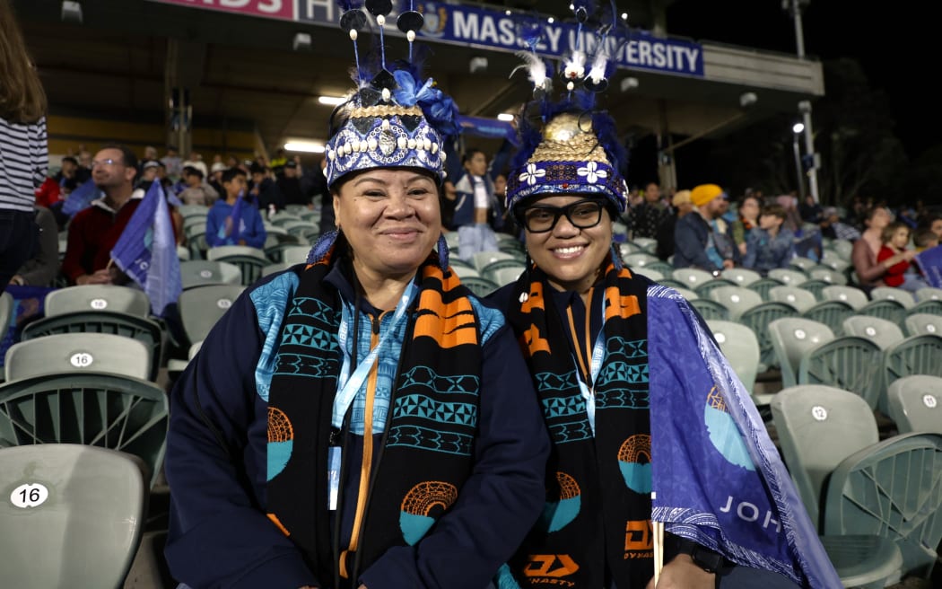 Fans at the last Moana Pasifika home game.