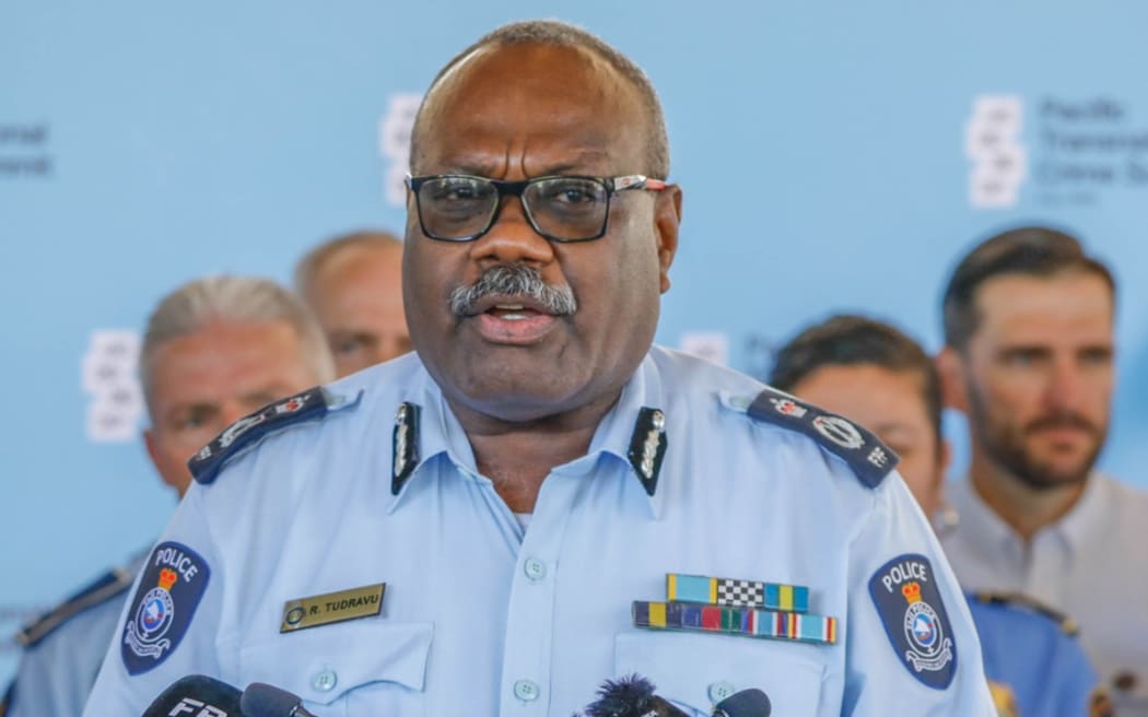 Fiji Police commissioner Rusiate Tudravu. May 2026