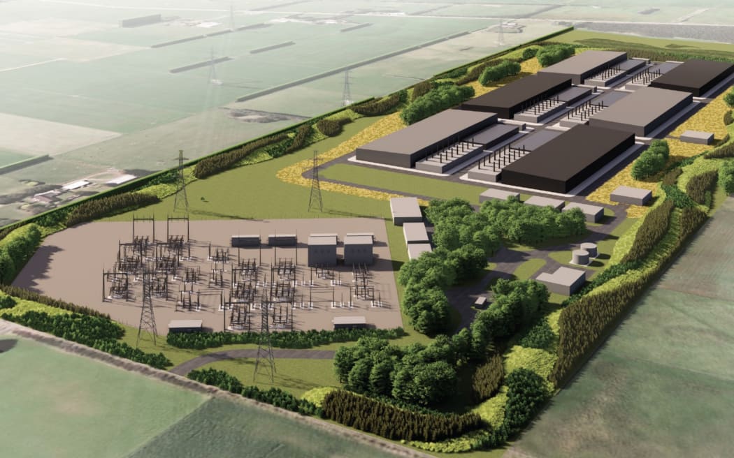 Artist's impression of how the data centre is to look.