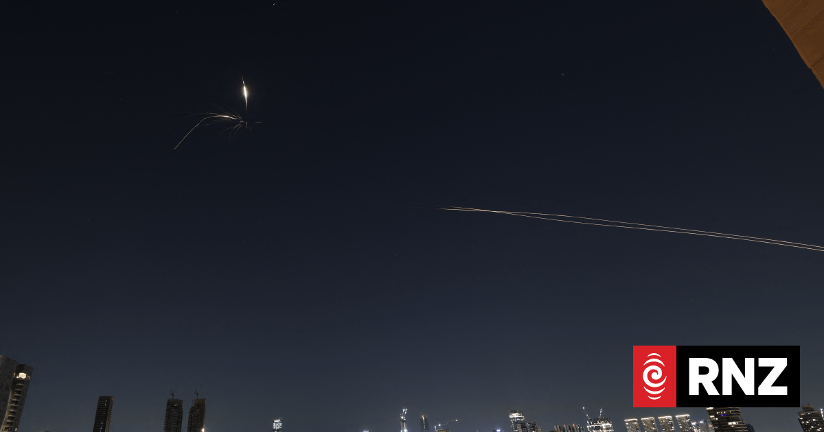 Israeli military says it intercepted two ballistic missiles fired from Iran