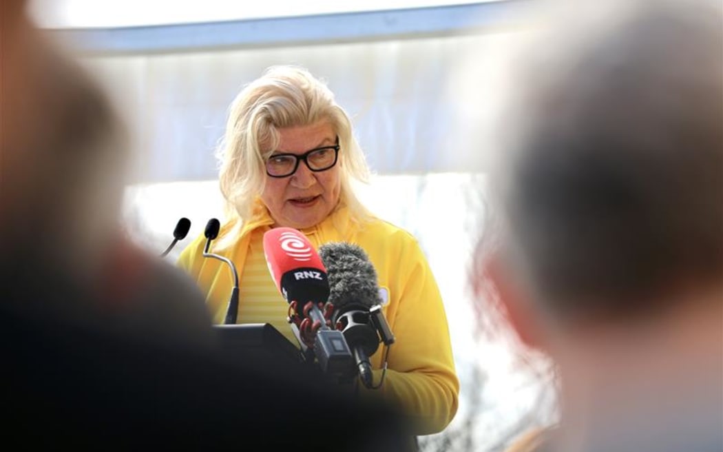 IKEA Australia CEO Mirja Viinanen speaks at the opening date announcement of the Swedish retail giant's first New Zealand store.