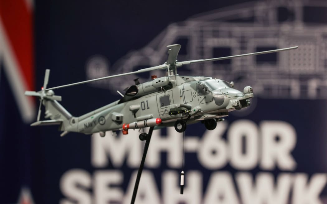 Defence Minister Judith Collins and Foreign Minister Winston Peters reveal the planes chosen to replace the Defence Force's ageing 757s, and a fleet of helicopters to be based on New Zealand's frigates.