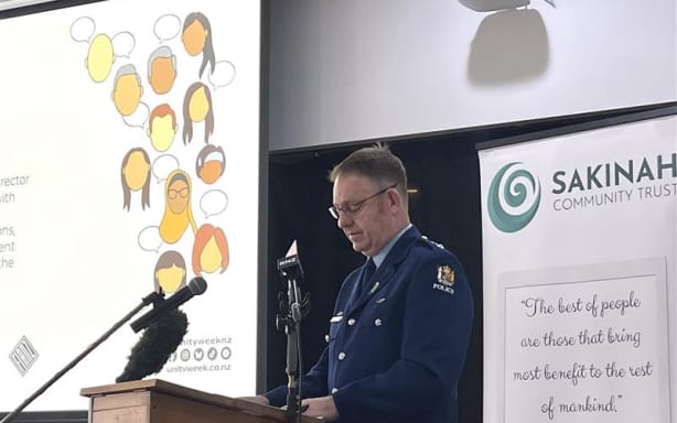 Director of national security of New Zealand police Sean Hansen.