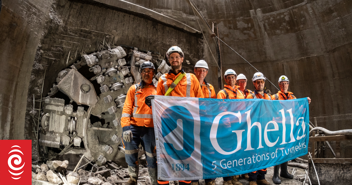 Final milestone for Auckland's central interceptor tunnel complete