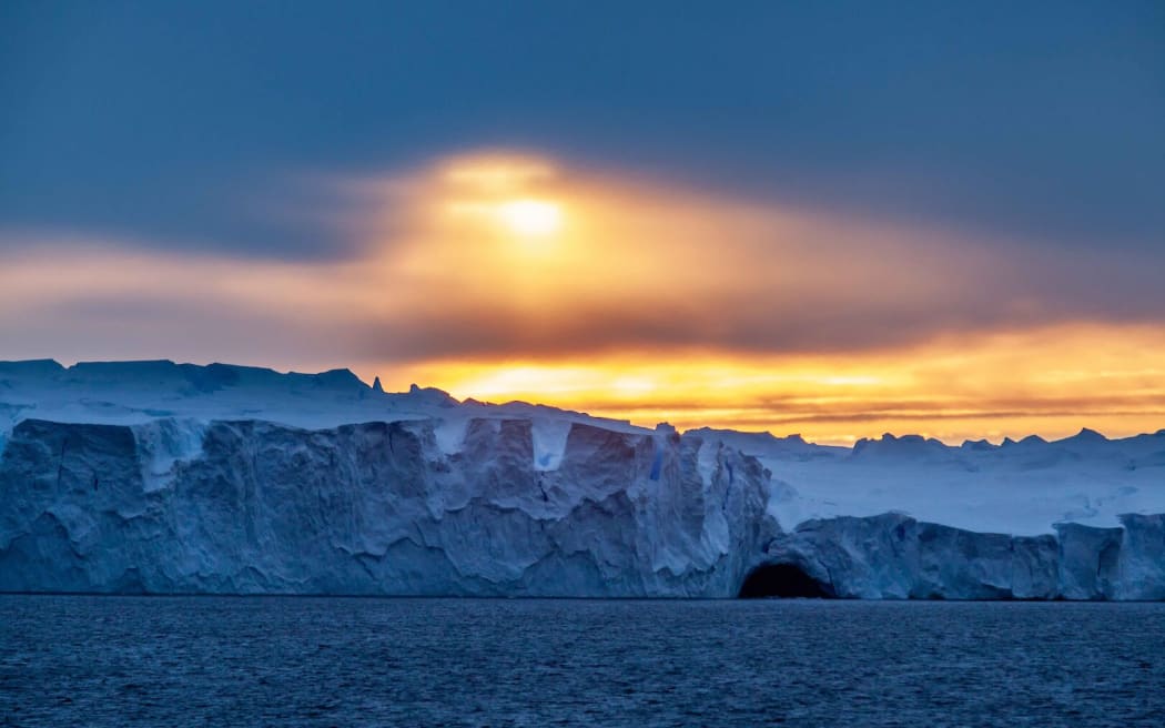 The Vanderford Glacier is slowly sliding into a warming Southern Ocean, contributing to rising sea levels.