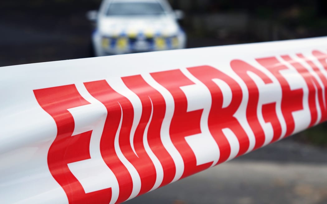 A police cordon.