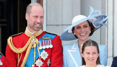 Prince William and Kate Middleton's rare look of love caught on camera at Trooping