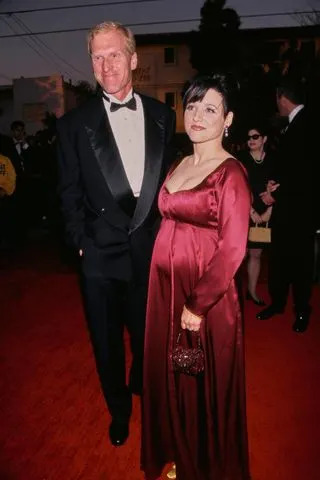 Julia Louis-Dreyfus and Brad Hall in 1997Credit: Vinnie Zuffante/Getty