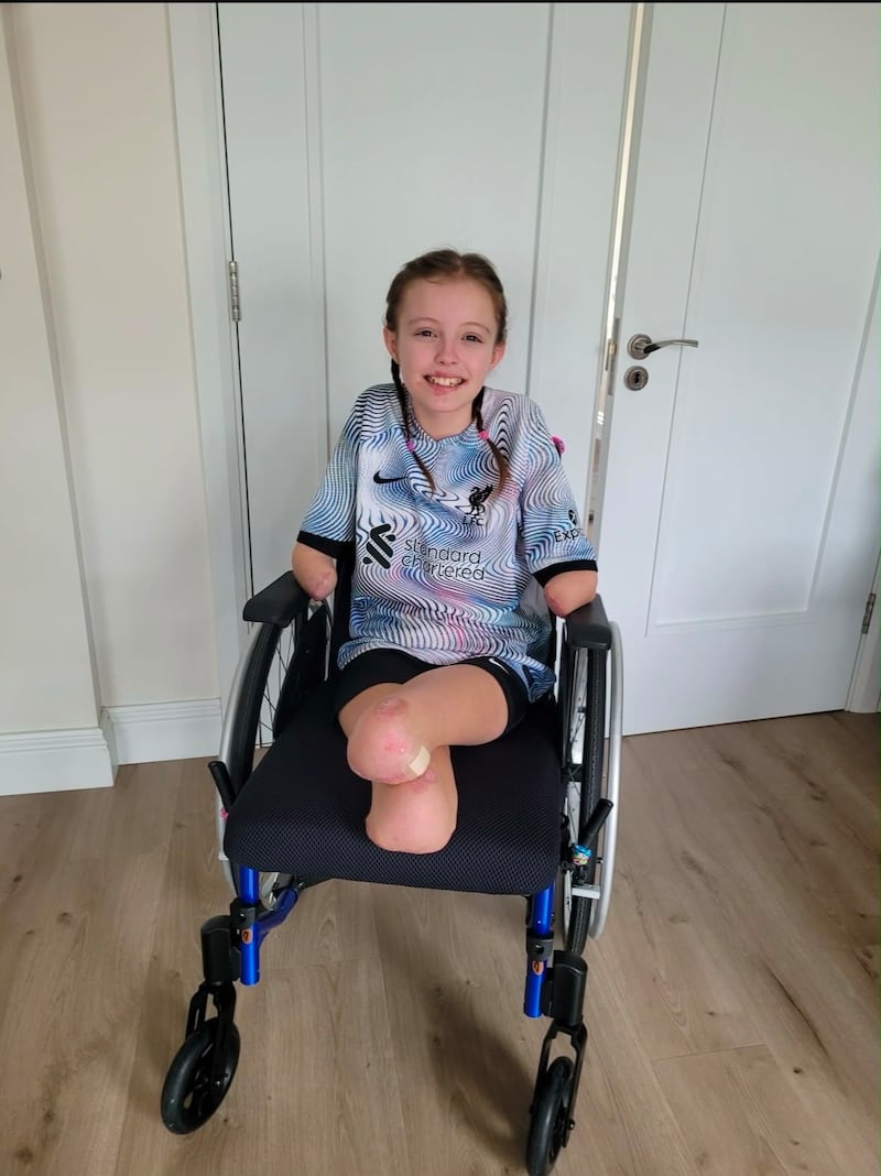 Sophie Lanigan, whose limbs were amputated after she developed sepsis