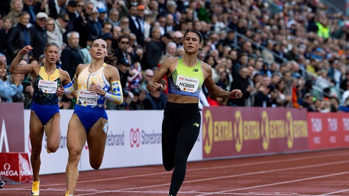 Zoe Hobbs flies onto the Diamond League podium in Oslo