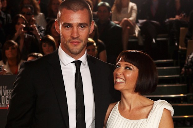 Dannii Minogue and Kris Smith