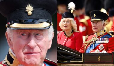 'Mess': Lip reader reveals King Charles III's five-word confession to wife Queen Camilla at Trooping the Colour