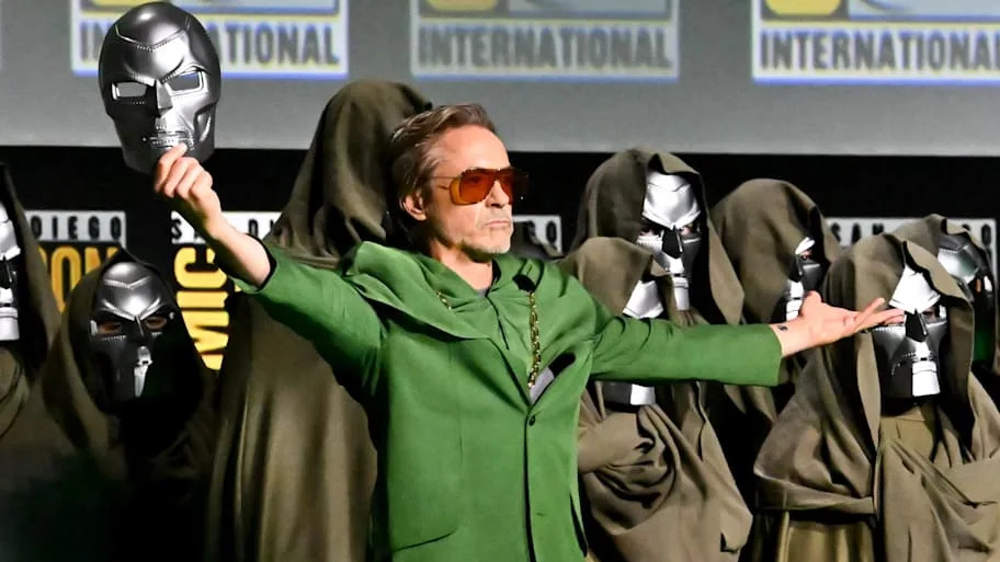 Robert Downey Jr. as Doctor Doom in Avengers: Doomsday