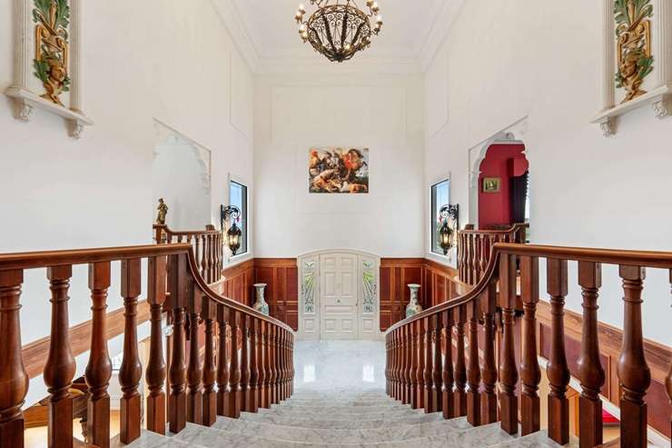 The grand four-bedroom chateau at 99 Parakiore Road, in Ngararatunua, Whangārei, is a landmark home in the area. Photo / Supplied
