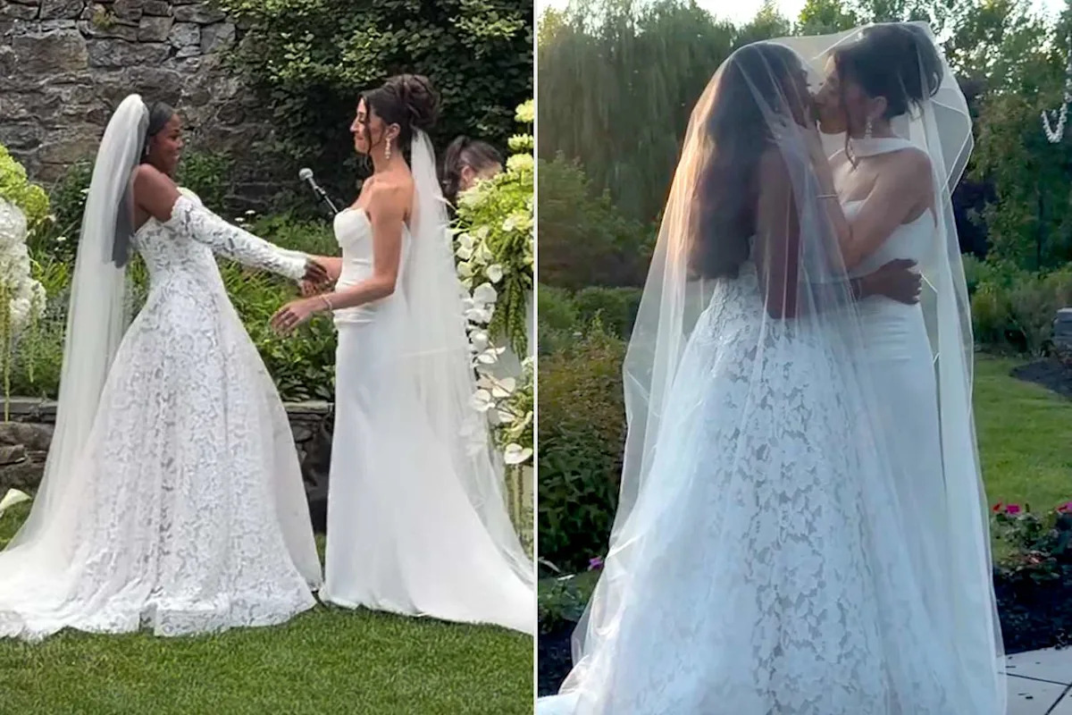 “The Valley”'s Jasmine Goode Marries Melissa Carelli with Scheana Shay, Brittany Cartwright and Other Bravo Stars in Attendance