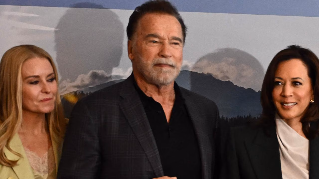 Arnold Schwarzenegger’s rare outing with much younger girlfriend, Heather Milligan