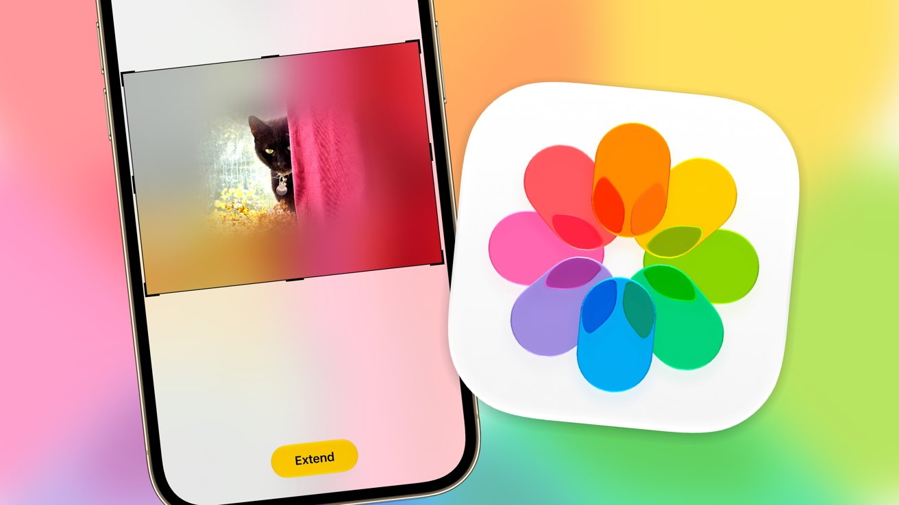 Photos' Extend tool in iOS 27 can expand your images