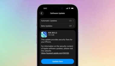 Apple releases iOS, iPadOS, macOS 26.5.2