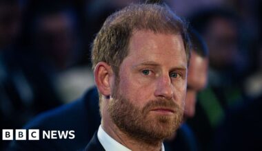 Prince Harry reconsidering bringing Meghan and children on UK trip - BBC
