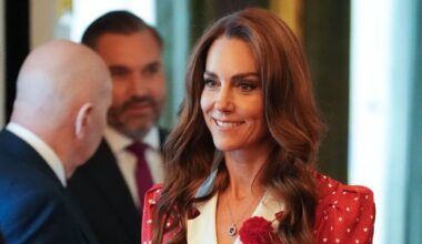 Princess Kate beams as she joins King and Queen at cancer reception | Royal | News