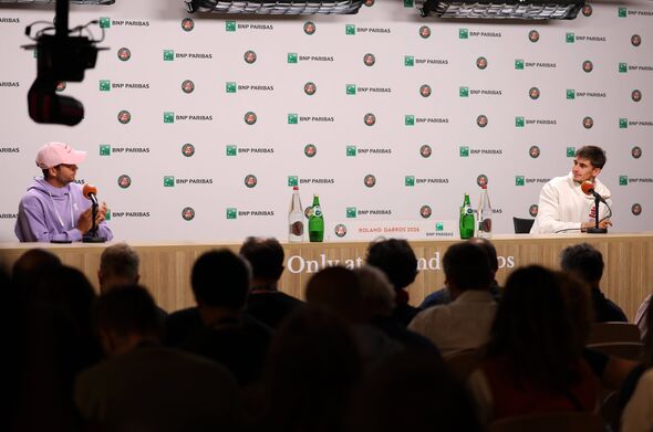 The Italian duo took questions from the press following the bombshell announcement The Italian duo took questions from the press following the bombshell announcement