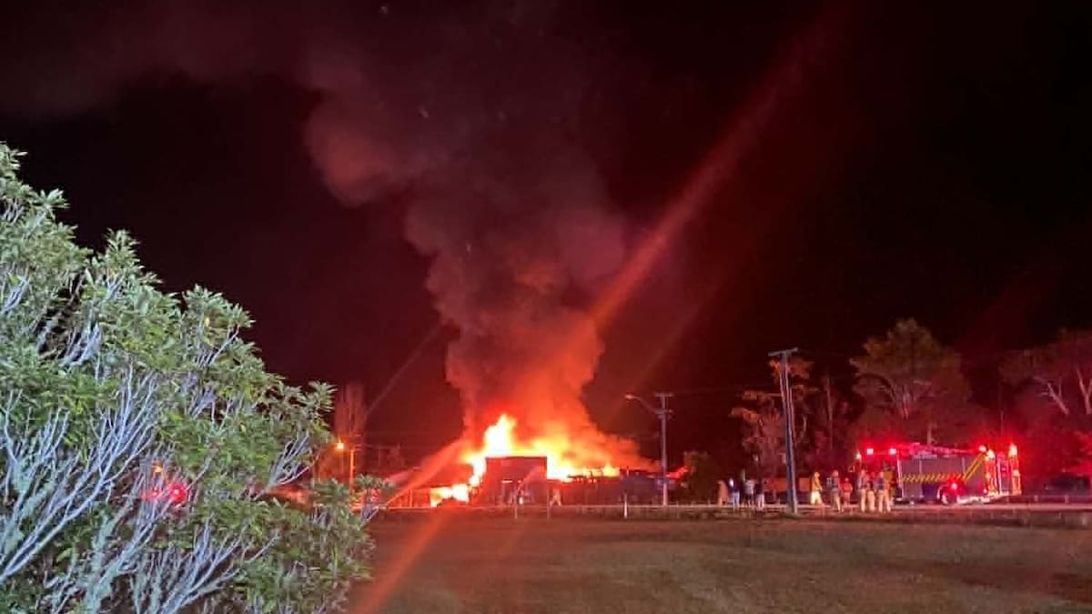 Crews fight to contain major workshop fire on State Highway 1 in Te Hana