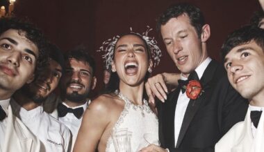 Dua Lipa shares first glimpse of wedding to Callum Turner in three-day Sicilian celebration