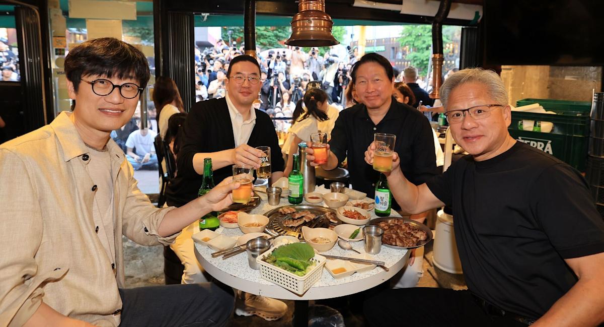 Jensen Huang Commands Seoul Stage With Night of Street Theater