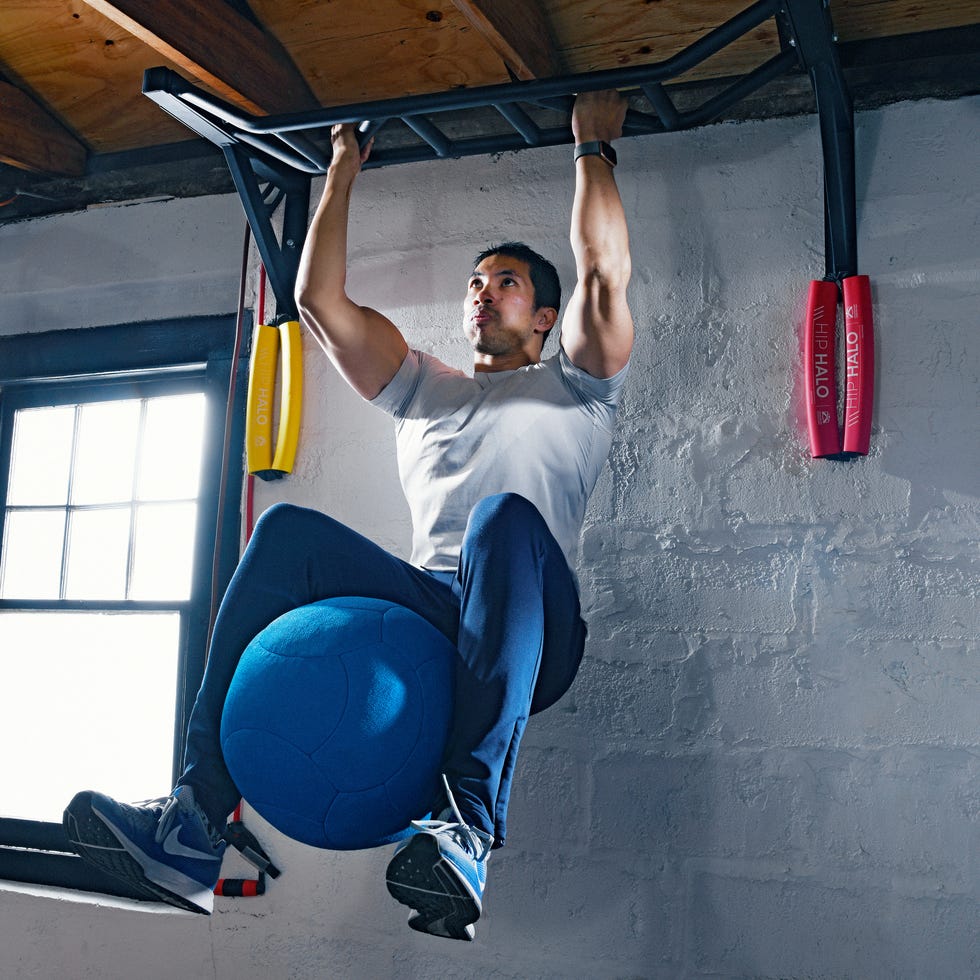 Modern home gym setup with fitness equipment and organized layout Modern home gym setup with fitness equipment and organized layout
