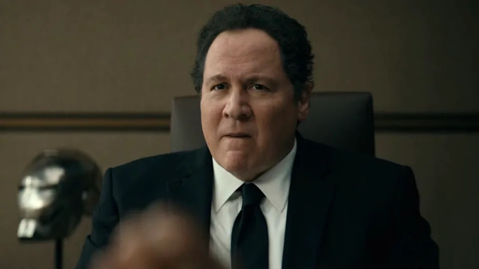 Happy Hogan talking to Wade Wilson in Deadpool 3. .