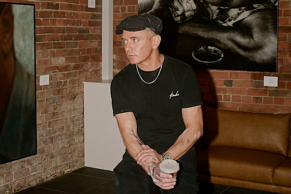 Vincent Fantauzzo in his South Yarra gallery.